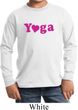 Kids Yoga Shirt Yoga Heart Neon Long Sleeve Tee T-Shirt