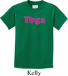 Kids Yoga Shirt Yoga Heart Neon Tee T-Shirt