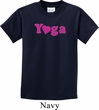 Kids Yoga Shirt Yoga Heart Neon Tee T-Shirt