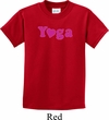 Kids Yoga Shirt Yoga Heart Neon Tee T-Shirt