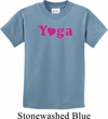 Kids Yoga Shirt Yoga Heart Neon Tee T-Shirt