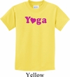 Kids Yoga Shirt Yoga Heart Neon Tee T-Shirt