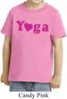 Kids Yoga Shirt Yoga Heart Neon Toddler Tee T-Shirt