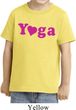 Kids Yoga Shirt Yoga Heart Neon Toddler Tee T-Shirt