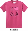 Kids Yoga Shirt Yoga Love Tee T-Shirt