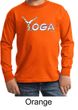 Kids Yoga Shirt Yoga Spelling Long Sleeve Tee T-Shirt