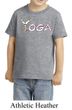 Kids Yoga Shirt Yoga Spelling Toddler Tee T-Shirt
