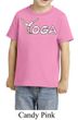 Kids Yoga Shirt Yoga Spelling Toddler Tee T-Shirt