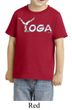 Kids Yoga Shirt Yoga Spelling Toddler Tee T-Shirt