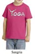 Kids Yoga Shirt Yoga Spelling Toddler Tee T-Shirt