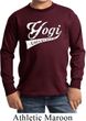 Kids Yoga Shirt Yogi University Long Sleeve Tee T-Shirt