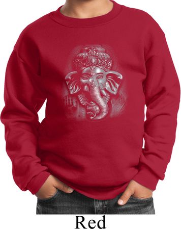 Kids Yoga Sweatshirt 3D Ganesha Darks Sweat Shirt