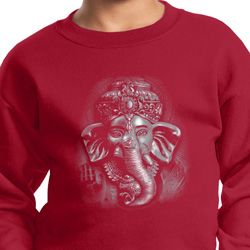 Kids Yoga Sweatshirt 3D Ganesha Darks Sweat Shirt