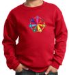 Kids Yoga Sweatshirt 7 Chakra Circle Sweat Shirt