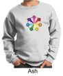 Kids Yoga Sweatshirt 7 Chakra Circle Sweat Shirt