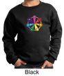 Kids Yoga Sweatshirt 7 Chakra Circle Sweat Shirt