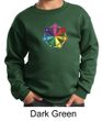 Kids Yoga Sweatshirt 7 Chakra Circle Sweat Shirt