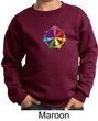 Kids Yoga Sweatshirt 7 Chakra Circle Sweat Shirt