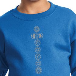 Kids Yoga Sweatshirt 7 Chakras Meditation Youth Sweatshirt