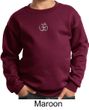 Kids Yoga Sweatshirt Aum Hindu Patch Meditation Youth Sweat Shirt