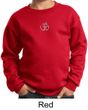 Kids Yoga Sweatshirt Aum Hindu Patch Meditation Youth Sweat Shirt