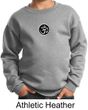 Kids Yoga Sweatshirt Aum Patch Sanskrit Youth Sweat Shirt