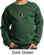 Kids Yoga Sweatshirt Aum Patch Sanskrit Youth Sweat Shirt
