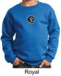 Kids Yoga Sweatshirt Aum Patch Sanskrit Youth Sweat Shirt