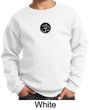 Kids Yoga Sweatshirt Aum Patch Sanskrit Youth Sweat Shirt