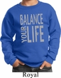 Kids Yoga Sweatshirt Balance Your Life Sweat Shirt