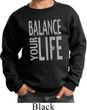 Kids Yoga Sweatshirt Balance Your Life Sweat Shirt