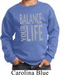 Kids Yoga Sweatshirt Balance Your Life Sweat Shirt
