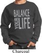 Kids Yoga Sweatshirt Balance Your Life Sweat Shirt