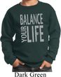 Kids Yoga Sweatshirt Balance Your Life Sweat Shirt