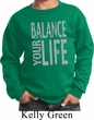 Kids Yoga Sweatshirt Balance Your Life Sweat Shirt