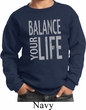 Kids Yoga Sweatshirt Balance Your Life Sweat Shirt