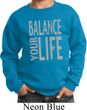 Kids Yoga Sweatshirt Balance Your Life Sweat Shirt