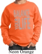 Kids Yoga Sweatshirt Balance Your Life Sweat Shirt