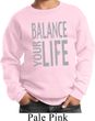 Kids Yoga Sweatshirt Balance Your Life Sweat Shirt