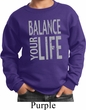 Kids Yoga Sweatshirt Balance Your Life Sweat Shirt