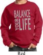 Kids Yoga Sweatshirt Balance Your Life Sweat Shirt