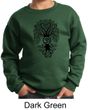 Kids Yoga Sweatshirt Black Bodhi Tree Sweat Shirt