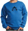 Kids Yoga Sweatshirt Black Namaste Lotus Sweat Shirt
