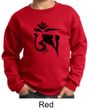 Kids Yoga Sweatshirt Black Tibetan Om