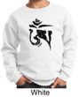 Kids Yoga Sweatshirt Black Tibetan Om
