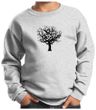 Kids Yoga Sweatshirt Black Tree of Life Youth Sweat Shirt
