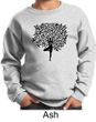 Kids Yoga Sweatshirt Black Tree Pose Sweat Shirt