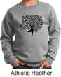 Kids Yoga Sweatshirt Black Tree Pose Sweat Shirt