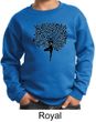 Kids Yoga Sweatshirt Black Tree Pose Sweat Shirt