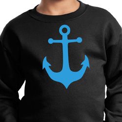 Kids Yoga Sweatshirt Blue Anchor Sweat Shirt